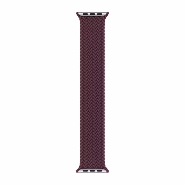 Apple Cinturino Solo intrecciato Apple Watch | 38/40/41/42 mm - Taglia 1 - Dark Cherry