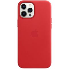 Apple Cover in Pelle MagSafe  iPhone 12 Pro Max  - Rosso