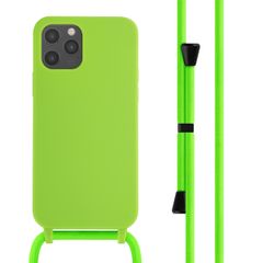 imoshion Cover in Silicone con Cordino Apple iPhone 12 (Pro) - Fluor Groen