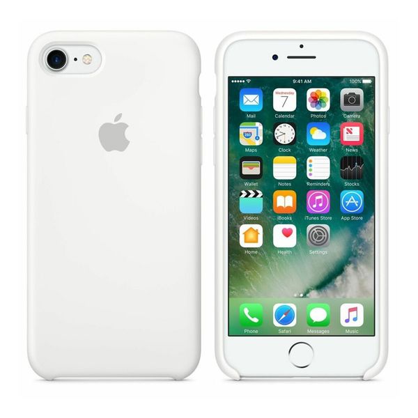 Apple Cover in Silicone Apple iPhone SE (2022 / 2020) / 8 / 7 - White