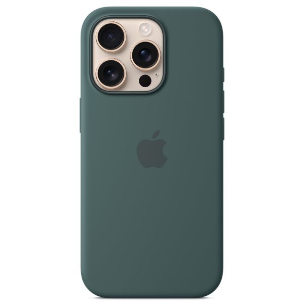 Apple Cover Posteriore in Silicone con MagSafe Apple iPhone 16 Pro - Lake Green