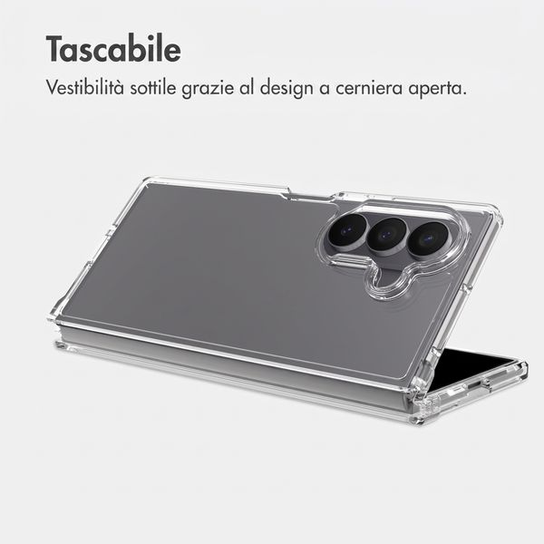 Accezz Cover Posteriore Xtreme ad Alta Protezione Samsung Galaxy Z Fold 8 Ultra - Trasparente
