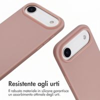 imoshion Cover in Silicone con Cordino Apple iPhone Air - Sand Pink