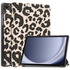 imoshion Cover Trifold Design Samsung Galaxy Tab A9 Plus - Leopard