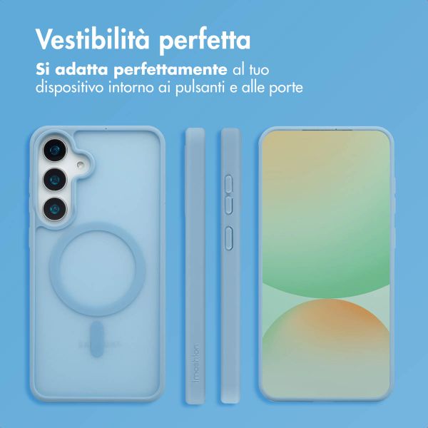 imoshion Cover posteriore Color Guard con MagSafe Samsung Galaxy S25 Plus - Azzurro