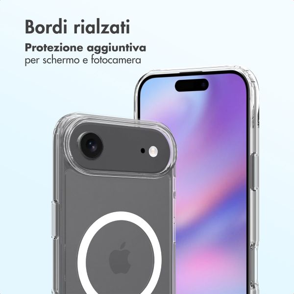 Accezz Cover posteriore Xtreme Impact con MagSafe Apple iPhone Air - Trasparente