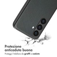 Accezz Cover in Pelle con MagSafe Samsung Galaxy S24 - Onyx Black