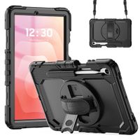 Accezz Cover Posteriore Resistente con tracolla Samsung Galaxy Tab S11 - Nero