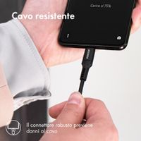 Accezz Cavo da USB-C a USB-C - 1 metro - Nero