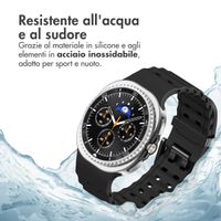 imoshion Cinturino Ocean in silicone Samsung Galaxy Watch 8 (40/44mm) / Classic (46mm) - Nero