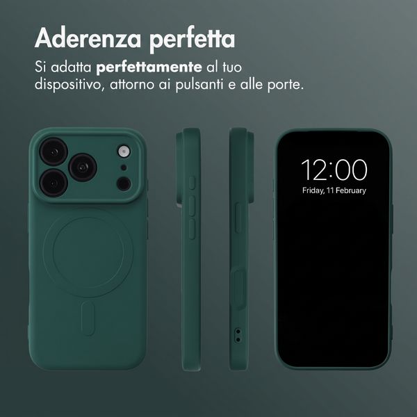 imoshion Cover Posteriore Colorata con MagSafe Apple iPhone 18 Pro Max / 17 Pro Max - Verde scuro