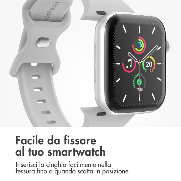 imoshion Cinturino in silicone⁺ Apple Watch | 44/45/46/49 mm - Taglia M/L - Fog