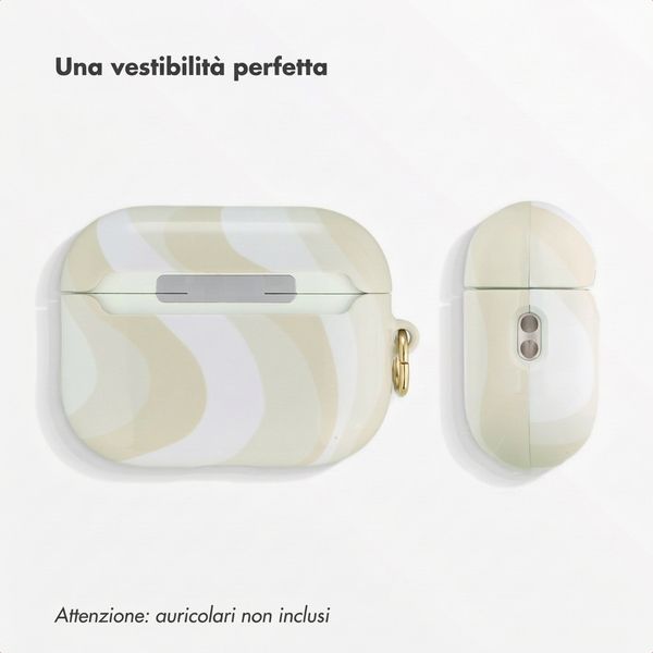 Selencia Cover Vivid  Apple Airpods Pro 3 - Desert Waves Beige