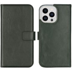 Selencia Cover a libro in vera pelle Apple iPhone 14 Pro Max - Verde
