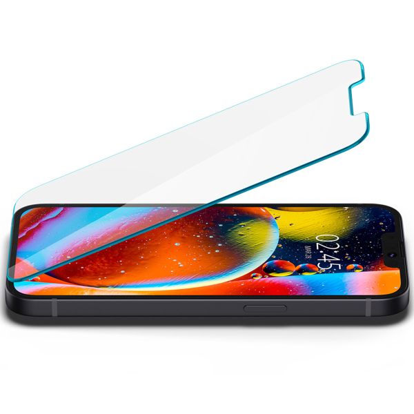 Spigen Vetro temperato GLAStR EZ Fit, confezione da 2 + Applicatore Apple iPhone 13 Mini