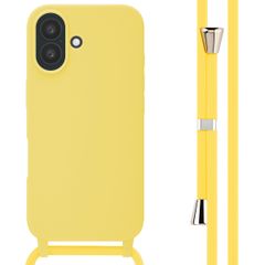 imoshion Cover in Silicone con Cordino Apple iPhone 16 - Giallo