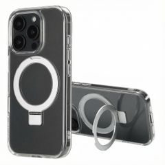 Accezz Cover con anello e supporto con MagSafe Apple iPhone 16 Pro - Trasparente