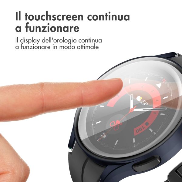 imoshion Cover rigida integrale Samsung Galaxy Watch 4 - 40 mm - Blu scuro