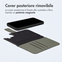 imoshion Cover a libro di lusso 2-in-1 rimovibile Samsung Galaxy A37 (5G) - Verde