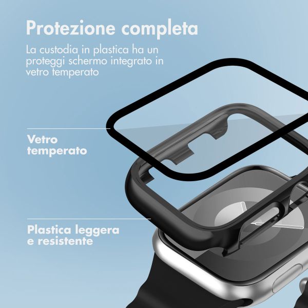imoshion Cover rigida integrale lucida Apple Watch 1 / 2 / 3 - 42 mm - Nero