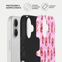 Burga Cover Posteriore Resistente con MagSafe Apple iPhone 17 - Coral Reef