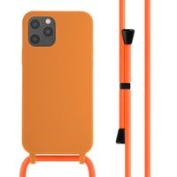 imoshion Cover in Silicone con Cordino Apple iPhone 12 (Pro) - Arancio