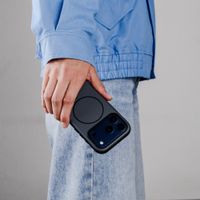 imoshion Cover posteriore Color con Thin MagSafe Ring Samsung Galaxy S25 / S24 - Nero