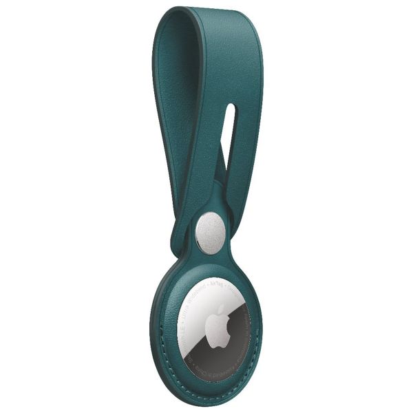 Apple Laccetto in pelle Apple AirTag - Forest Green