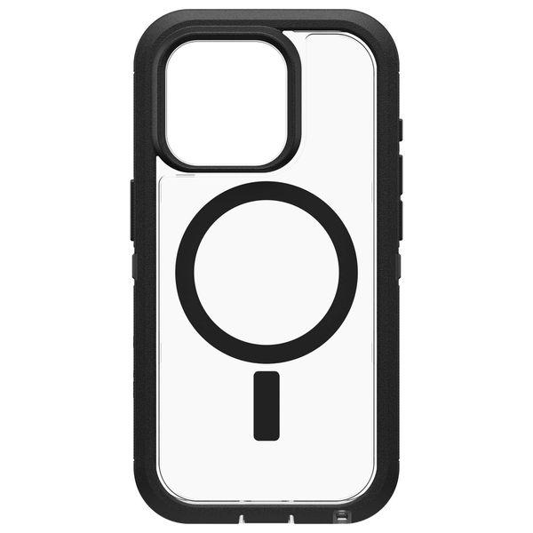 OtterBox Cover Posteriore Defender Pro con MagSafe Apple iPhone 15 Pro - Trasparente