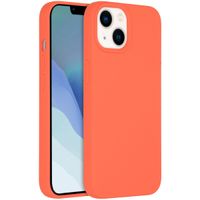 Accezz Cover in silicone liquido con MagSafe Apple iPhone 14 / 13 - Nectarine