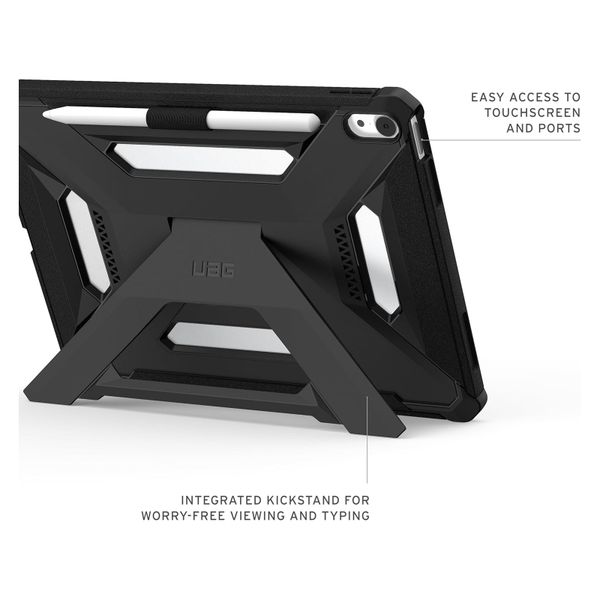 UAG Custodia posteriore Scout Plus con supporto Apple iPad Air 11 pollici (2026) M4 / (2025) M3 / (2024) M2 - Black