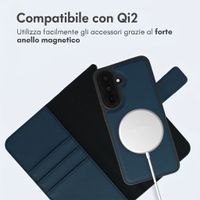 imoshion Cover a libro di lusso 2-in-1 rimovibile Samsung Galaxy A37 (5G) - Blu