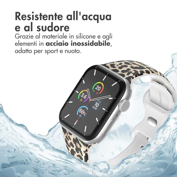 imoshion Cinturino in silicone⁺ Apple Watch | 44/45/46/49 mm - Leopard