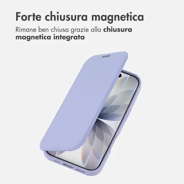 imoshion Bookcase trasparente con MagSafe Apple iPhone 17 - Lilla