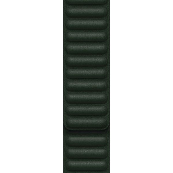 Apple Cinturino Leather Link Apple Watch | 44/45/46/49 mm - Taglia S/M - Sequoia Green