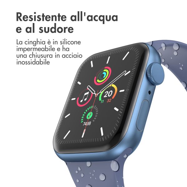 imoshion Cinturino in silicone⁺ Apple Watch | 44/45/46/49 mm - Taglia M/L - Navy