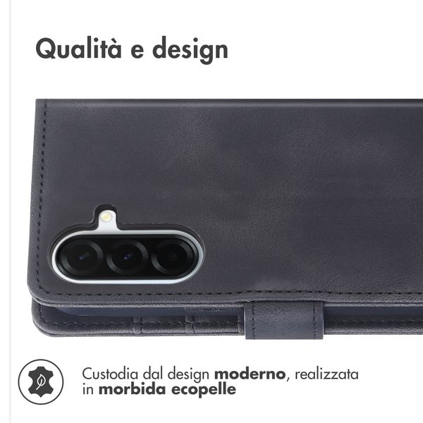 imoshion Cover a libro con Cordino Samsung Galaxy A57 (5G) - Nero
