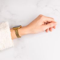 Selencia Cinturino sottile in acciaio ispirato a Jubilee Apple Watch | 38/40/41/42 mm - Oro