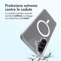 Accezz Cover posteriore Xtreme Impact con MagSafe Samsung Galaxy A56 - Trasparente