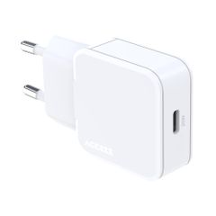 Accezz Caricabatterie GaN Ultra Slim - USB-C - 20 W - Bianco