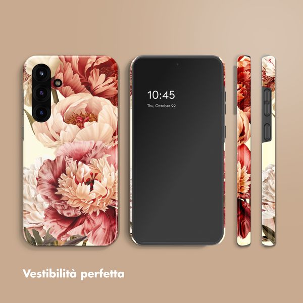 Selencia Cover Posteriore Vivid Samsung Galaxy S25 FE - Vintage Peony