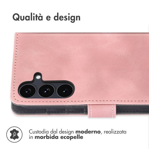 imoshion Cover a libro con Cordino Samsung Galaxy S25 FE - Rosa
