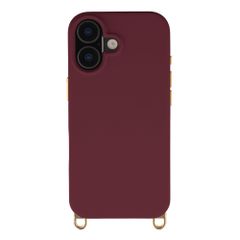 Selencia Cover posteriore Rivièra con MagSafe con ganci rimovibili Apple iPhone 17 - Bold Burgundy