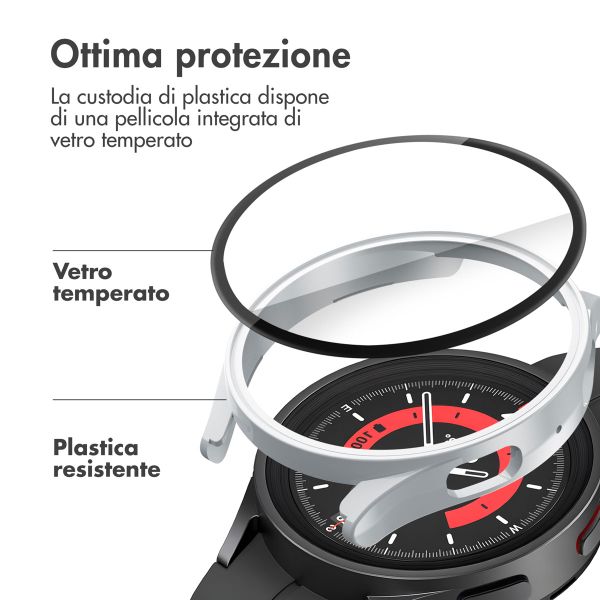 imoshion Cover rigida integrale Samsung Galaxy Watch 5 - 40 mm - Argento