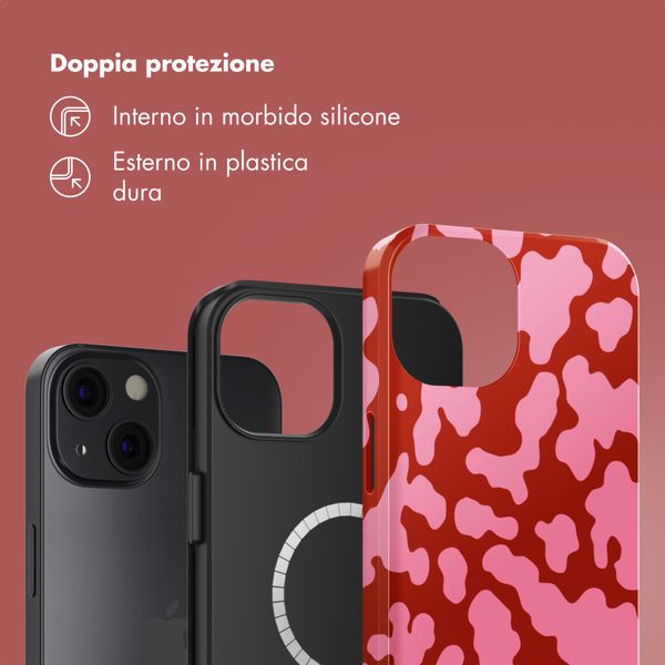 Selencia Cover posteriore Vivid con MagSafe Apple iPhone 13 - Moo’d Blush Pink