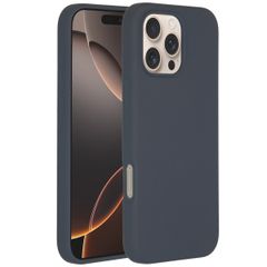 Accezz Cover in silicone liquido con MagSafe Apple iPhone 16 Pro Max - Blu scuro
