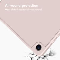 Accezz Cover a libro in silicone Smart Samsung Galaxy Tab A9 Plus - Rosa