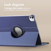 imoshion Cover Girevole a 360° Apple iPad Pro 11 (2025) M5 / (2024) M4 - Blu scuro