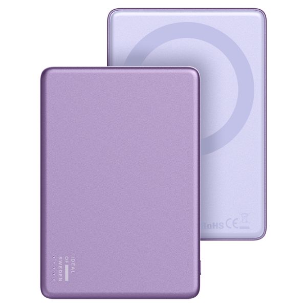 iDeal of Sweden MagSafe Powerbank Slim 5.000 mAh - Powerbank wireless - Lavender Milk