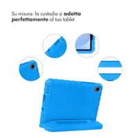 imoshion Cover Posteriore Kidsproof con Maniglia Samsung Galaxy Tab A11 / A9 8.7 pollici - Blu